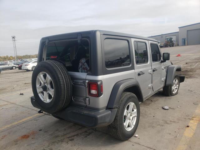 1C4HJXDN6KW686463 - 2019 JEEP WRANGLER U SPORT SILVER photo 4