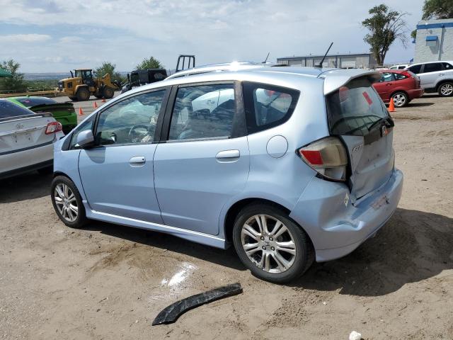 JHMGE8H4XAC008708 - 2010 HONDA FIT SPORT BLUE photo 2