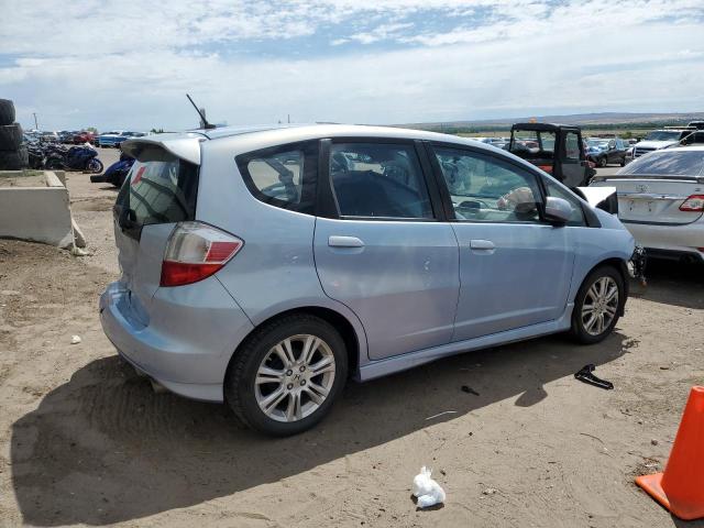 JHMGE8H4XAC008708 - 2010 HONDA FIT SPORT BLUE photo 3