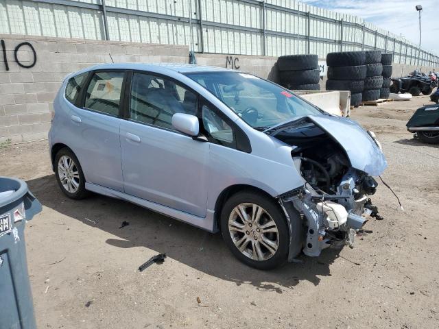 JHMGE8H4XAC008708 - 2010 HONDA FIT SPORT BLUE photo 4