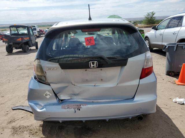 JHMGE8H4XAC008708 - 2010 HONDA FIT SPORT BLUE photo 6