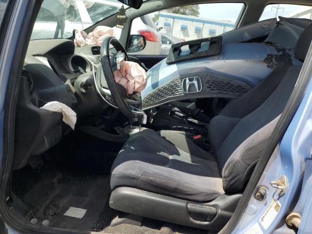 JHMGE8H4XAC008708 - 2010 HONDA FIT SPORT BLUE photo 7