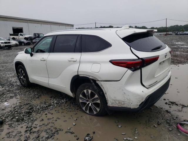 5TDGZRBH8MS527170 - 2021 TOYOTA HIGHLANDER XLE WHITE photo 2