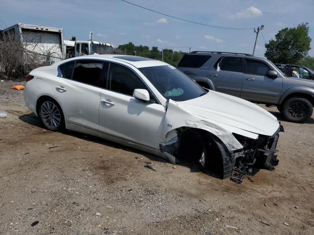 JN1EV7AR4JM443097 - 2018 INFINITI Q50 LUXE WHITE photo 4