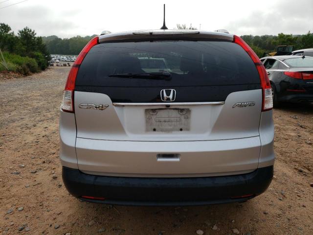 5J6RM4H74DL007794 - 2013 HONDA CR-V EXL SILVER photo 6