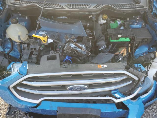 MAJ3P1TE7JC217346 - 2018 FORD ECOSPORT SE BLUE photo 11