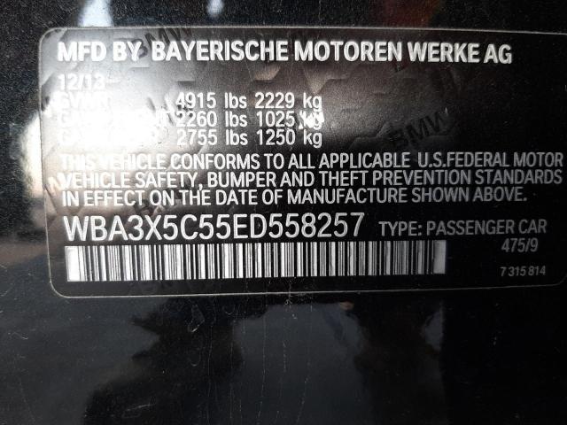 WBA3X5C55ED558257 - 2014 BMW 328 XIGT BLACK photo 12