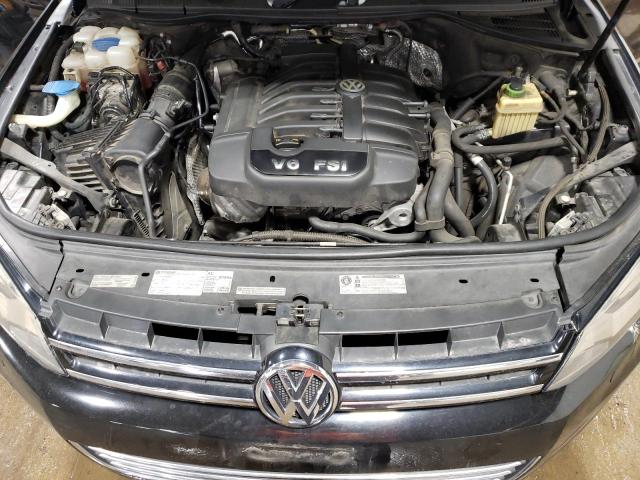 WVGEF9BP3DD001320 - 2013 VOLKSWAGEN TOUAREG V6 BLACK photo 12