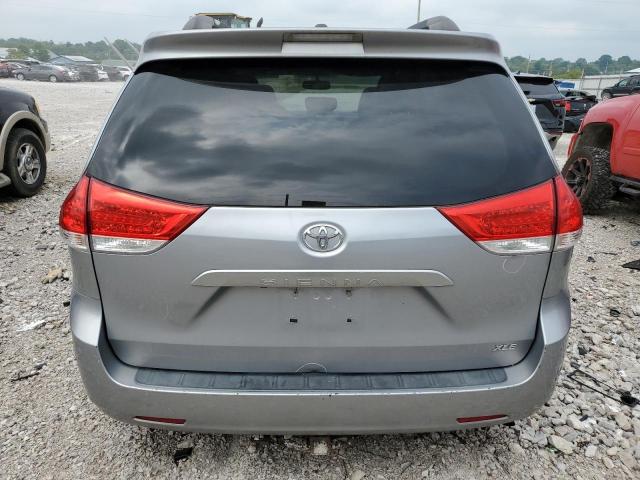 5TDYK3DC3DS288294 - 2013 TOYOTA SIENNA XLE SILVER photo 6