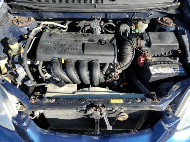 2T1KR32E63C016867 - 2003 TOYOTA COROLLA MA XR BLUE photo 12