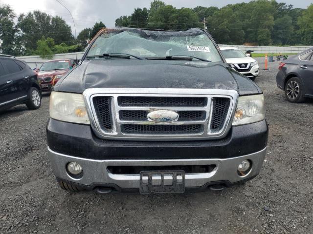 1FTPX14V98FB44743 - 2008 FORD F150 BLACK photo 5