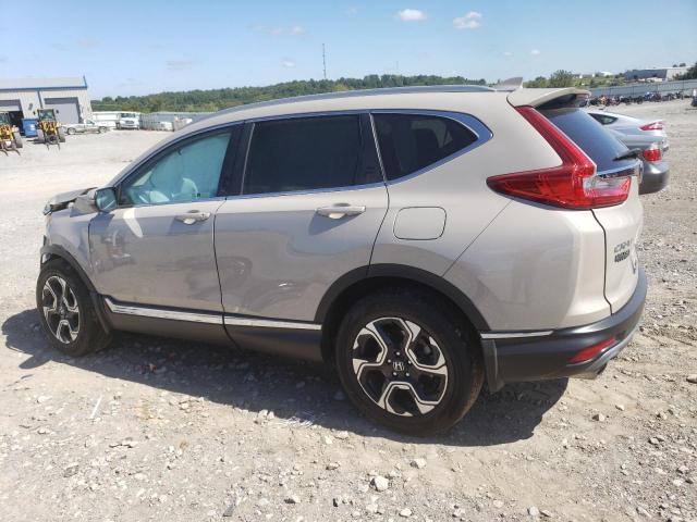 2HKRW2H96KH608227 - 2019 HONDA CR-V TOURING BEIGE photo 2