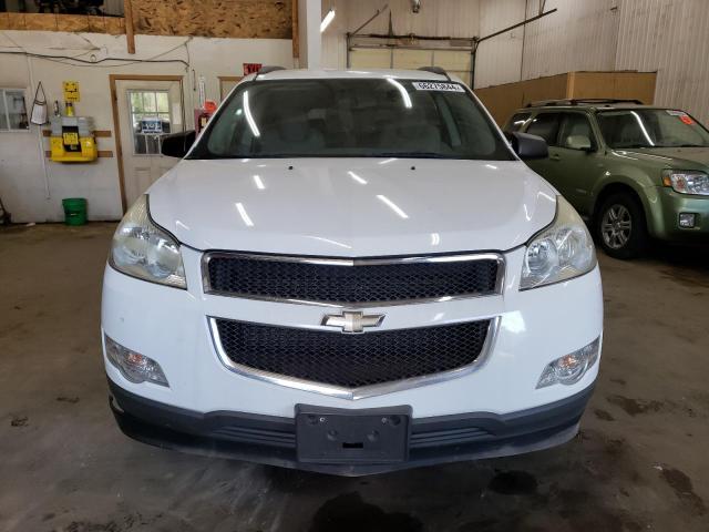 1GNLVEED5AS123586 - 2010 CHEVROLET TRAVERSE LS WHITE photo 5