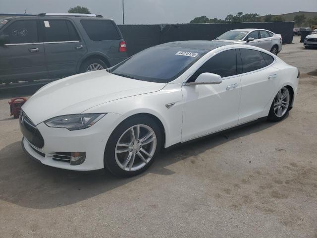 5YJSA1CN5DFP04320 - 2013 TESLA MODEL S Ağ foto 1