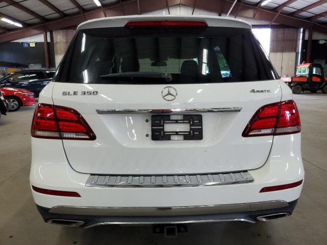 4JGDA5HB5HA877635 - 2017 MERCEDES-BENZ GLE 350 4MATIC WHITE photo 6