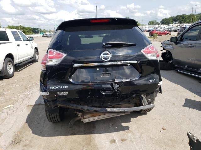 KNMAT2MT4FP586438 - 2015 NISSAN ROGUE S BLACK photo 6