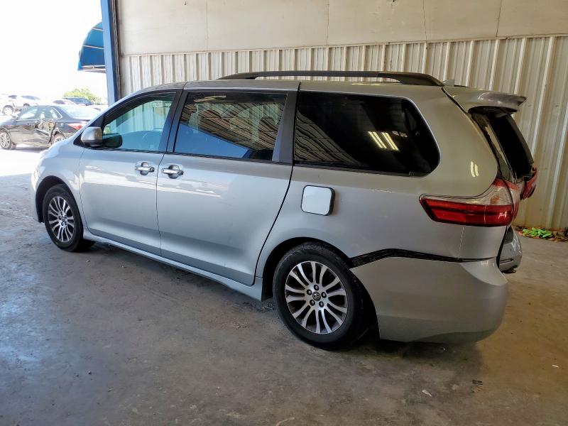 5TDYZ3DCXKS984014 - 2019 TOYOTA SIENNA XLE Argent photo 2