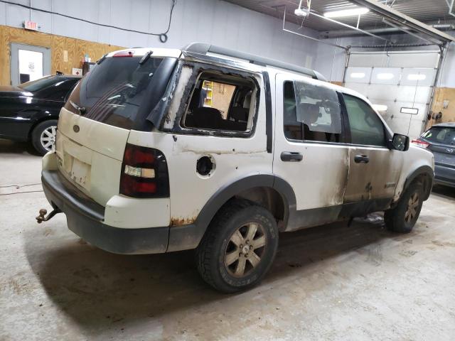 1FMEU73E16UB31560 - 2006 FORD EXPLORER XLT WHITE photo 3