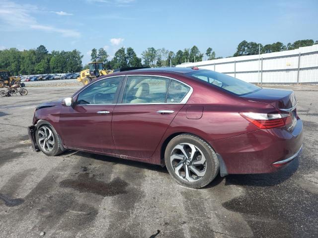 1HGCR2F84GA242369 - 2016 HONDA ACCORD EXL BURGUNDY photo 2