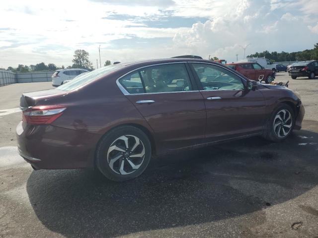 1HGCR2F84GA242369 - 2016 HONDA ACCORD EXL BURGUNDY photo 3