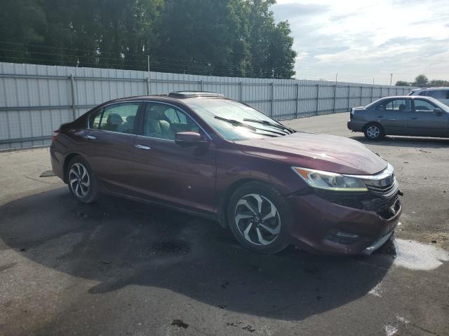 1HGCR2F84GA242369 - 2016 HONDA ACCORD EXL BURGUNDY photo 4