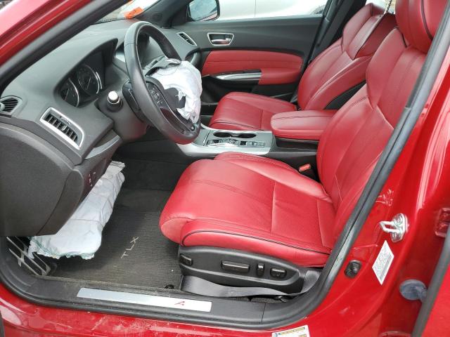 19UUB3F65JA003501 - 2018 ACURA TLX TECH+A Կարմիր լուսանկար 7