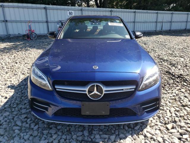 55SWF6EB6KU285084 - 2019 MERCEDES-BENZ C 43 AMG BLUE photo 5