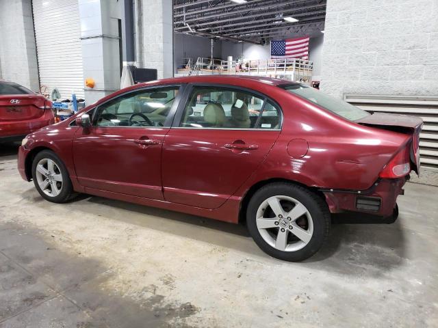 1HGFA16857L005635 - 2007 HONDA CIVIC EX BURGUNDY photo 2