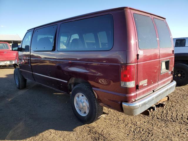 1FBNE31L88DA77547 - 2008 FORD ECONOLINE E350 SUPER DUTY WAGON MAROON photo 3