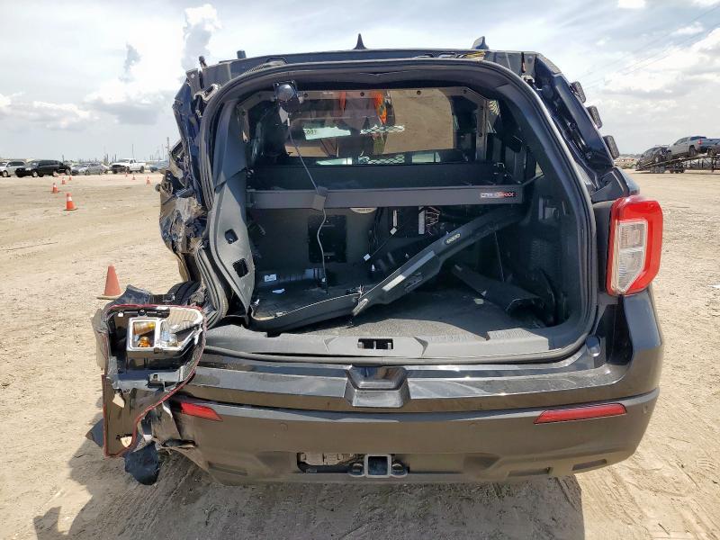 1FM5K8ACXPGC19746 - 2023 FORD EXPLORER POLICE INTERCEPTOR BLACK photo 6