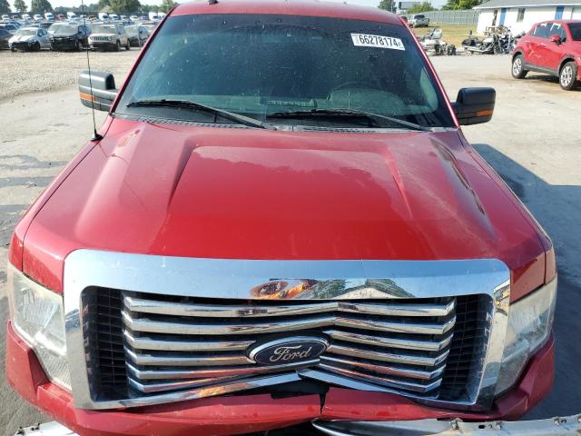 1FTFW1ET9BFD25568 - 2011 FORD F150 SUPERCREW RED photo 11