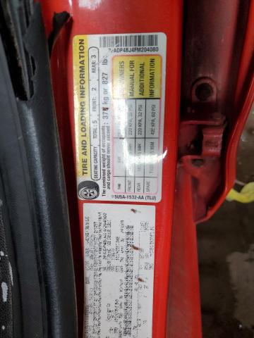 3FADP4BJ4FM204080 - 2015 FORD FIESTA SE Qırmızı foto 12