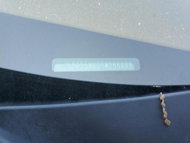 JN8AS5MV2BW256498 - 2011 NISSAN ROGUE S BLACK photo 13