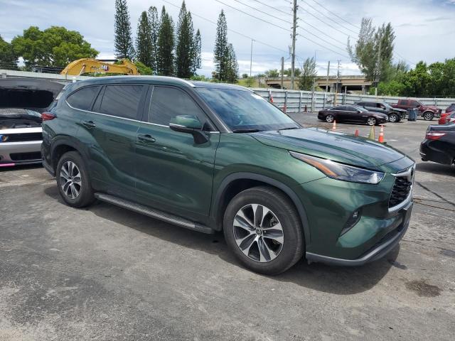 5TDKDRAH0PS506618 - 2023 TOYOTA HIGHLANDER L GREEN photo 4