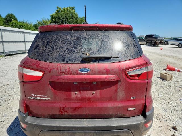 MAJ3P1TE1JC225569 - 2018 FORD ECOSPORT SE Rojo foto 6