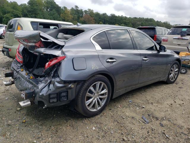 JN1BV7AR6FM395287 - 2015 INFINITI Q50 BASE GRAY photo 3