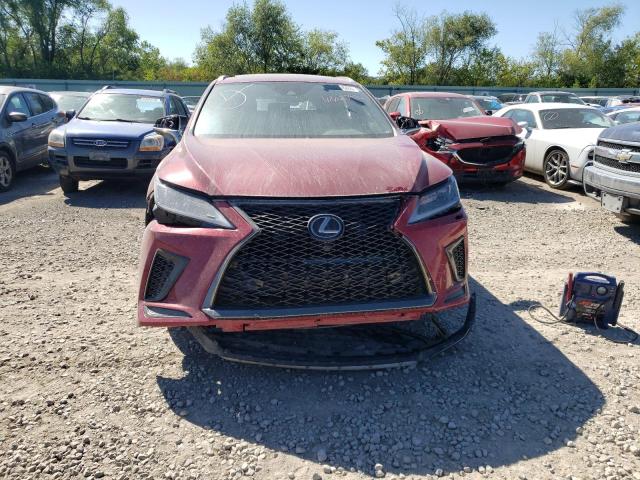 2T2SZMDA1NC309090 - 2022 LEXUS RX 350 F-SPORT RED photo 5