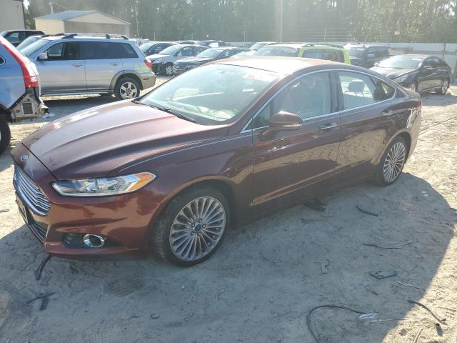 3FA6P0K9XGR253716 - 2016 FORD FUSION TITANIUM MAROON photo 1