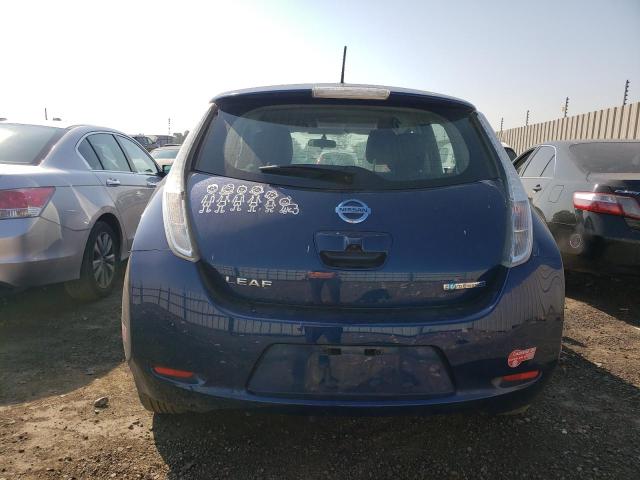 1N4BZ0CP0HC305554 - 2017 NISSAN LEAF S BLUE photo 6