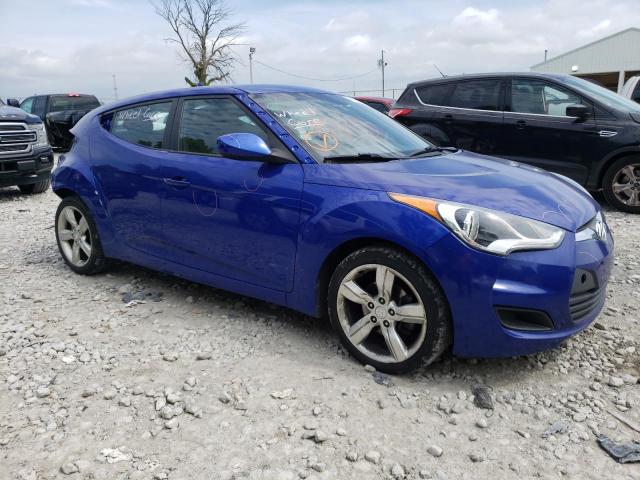 KMHTC6AD6FU224847 - 2015 HYUNDAI VELOSTER BLUE photo 4