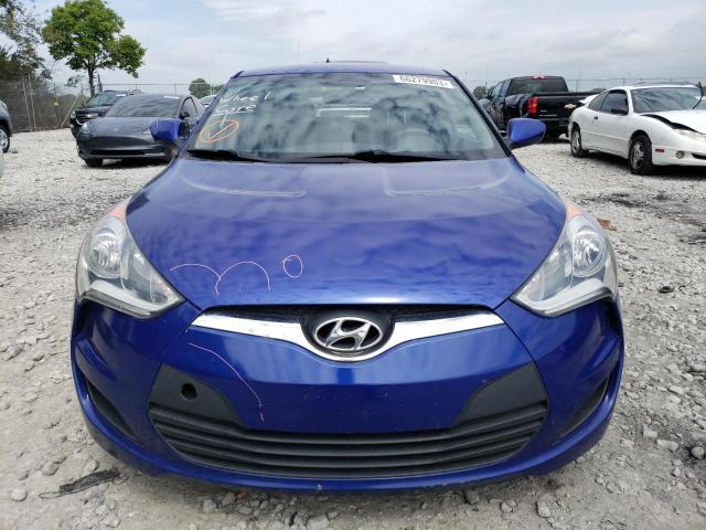 KMHTC6AD6FU224847 - 2015 HYUNDAI VELOSTER BLUE photo 5