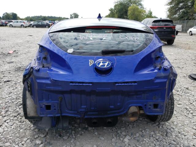 KMHTC6AD6FU224847 - 2015 HYUNDAI VELOSTER BLUE photo 6