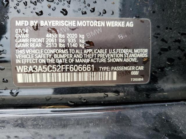 WBA3A5C52FF606661 - 2015 BMW 328 I BLACK photo 14