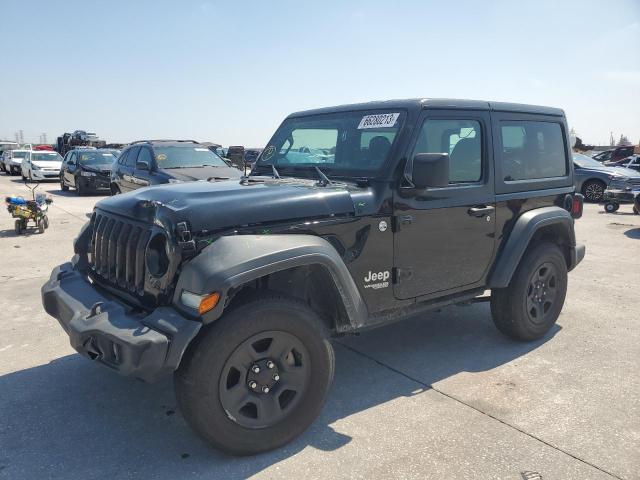 1C4HJXAG2MW655431 - 2021 JEEP WRANGLER SPORT BLACK photo 1