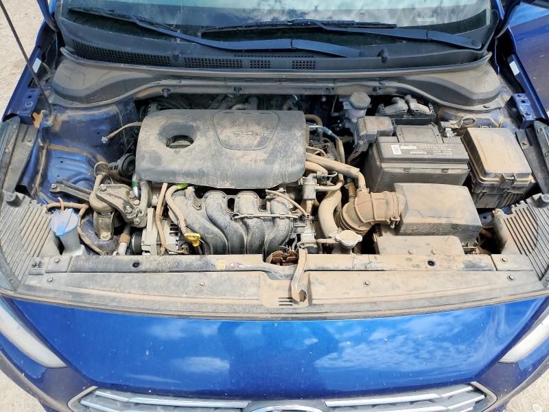3KPC24A39KE042510 - 2019 HYUNDAI ACCENT SE Azul foto 11