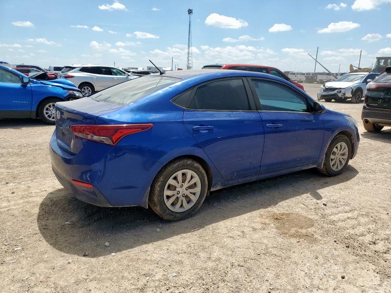 3KPC24A39KE042510 - 2019 HYUNDAI ACCENT SE Azul foto 3