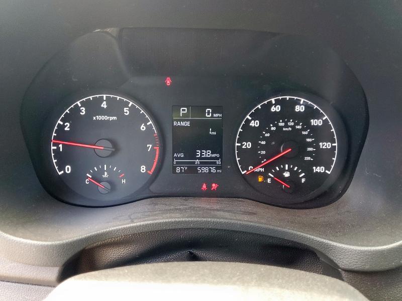 3KPC24A39KE042510 - 2019 HYUNDAI ACCENT SE Azul foto 9