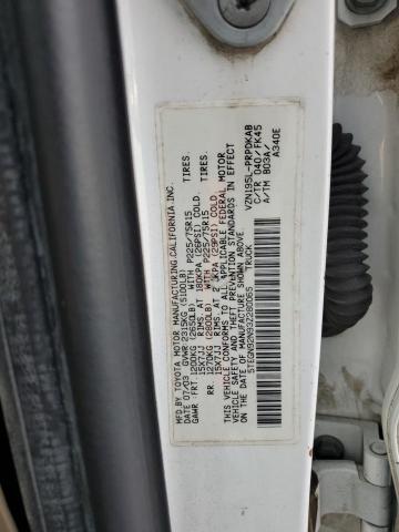 5TEGN92N93Z280065 - 2003 TOYOTA TACOMA DOUBLE CAB PRERUNNER WHITE photo 12