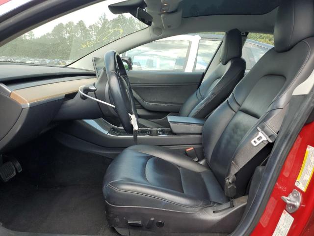 5YJ3E1EA9JF011734 - 2018 TESLA MODEL 3 RED photo 7