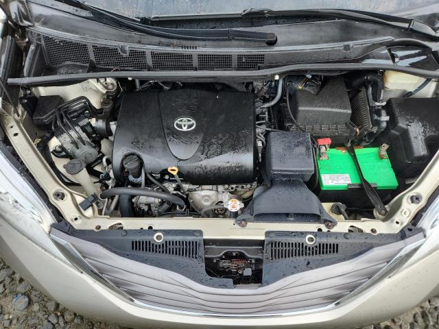 5TDYZ3DC5HS791035 - 2017 TOYOTA SIENNA XLE GOLD photo 12